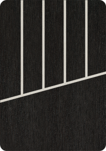 Flexiteek Carbon avec calfeutrage blanc