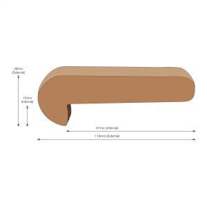 flexiteek-mediterranee Capping Rail 109mm refaire un pont de bateau en teck