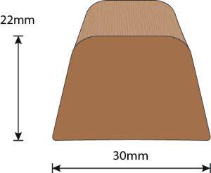 flexiteek-mediterranee Rubbing rail 30mm faire une terrasse en teck