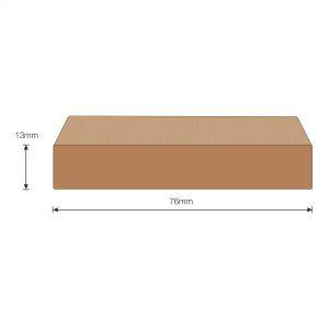 flexiteek-mediterranee Rubbing Rail 76mm restauration teck bateau 